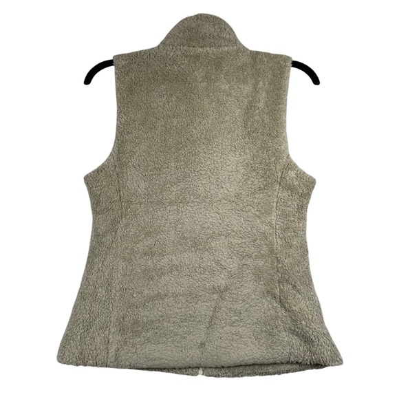 Patagonia Los Gatos Fleece Vest Women's Large Beige Full Zip‎ Outdoor Hiking - Picture 4 of 10